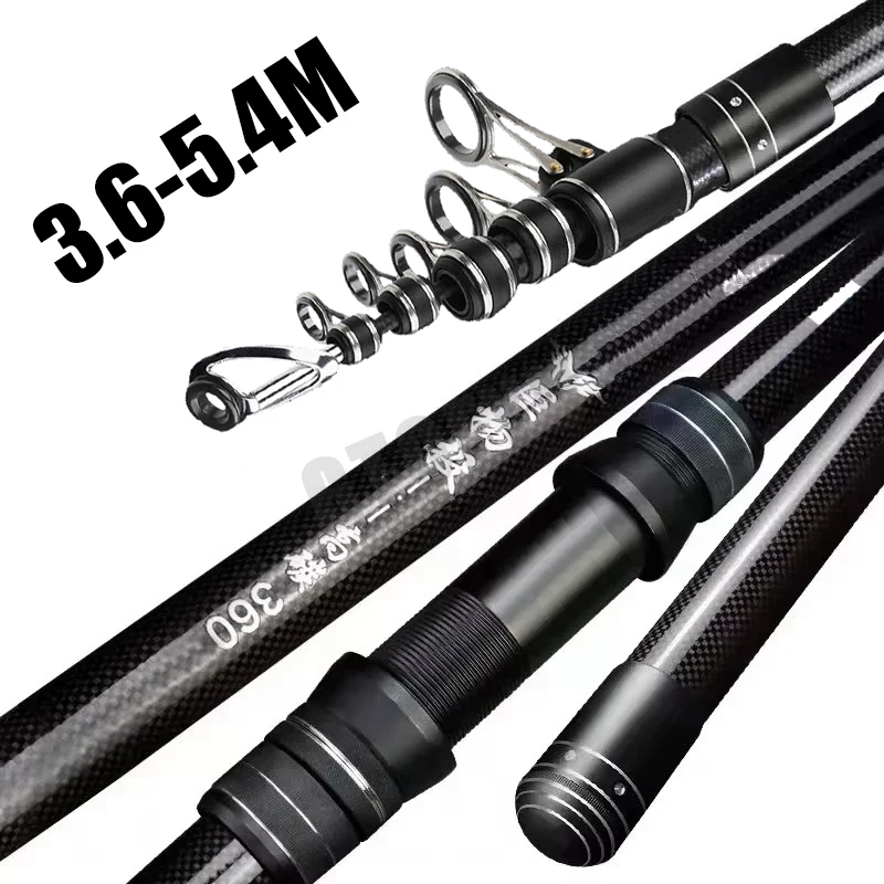 Fishing Rod Surf - قصبة صيد تلسكوبية 3.6م 4.5م 5.0م
