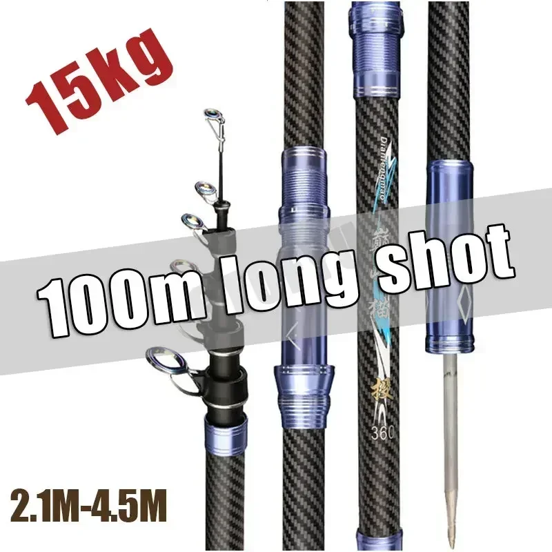 Fishing Rod Surf - أفضل صنارة صيد تلسكوبية محمولة دوارة