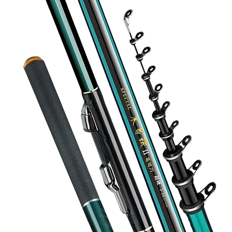 2.7 متر-7.2 متر قضبان الصيد عا - مراجعة Fishing Rod Surf وسعره