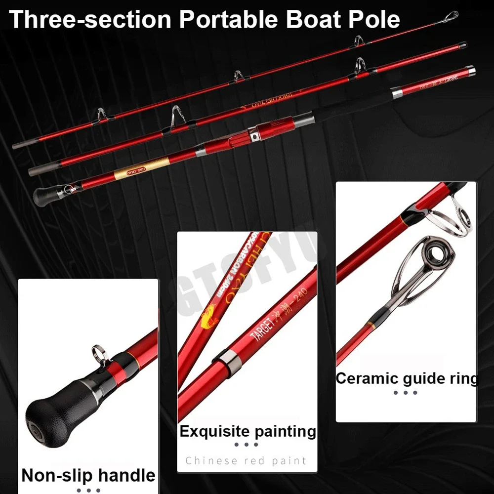1.8 متر 2.1 متر 2.4 متر المحمو - مراجعة Fishing Rod Surf وسعره