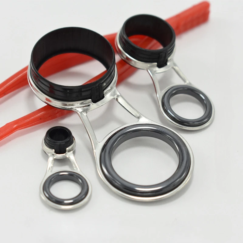 الصيد رود دليل حلقة الفولاذ ال - مراجعة Fishing Rod Repair Kit وسعره
